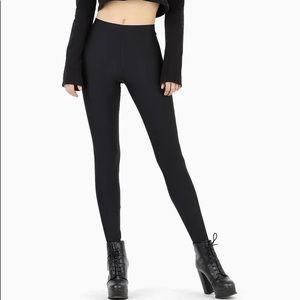 Black milk matte black pocket leggings